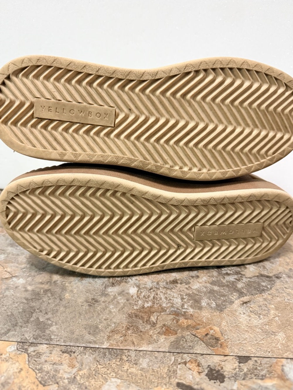 YellowBox Glitter Accent White & Burgundy Sneaker - Picture 6 of 9